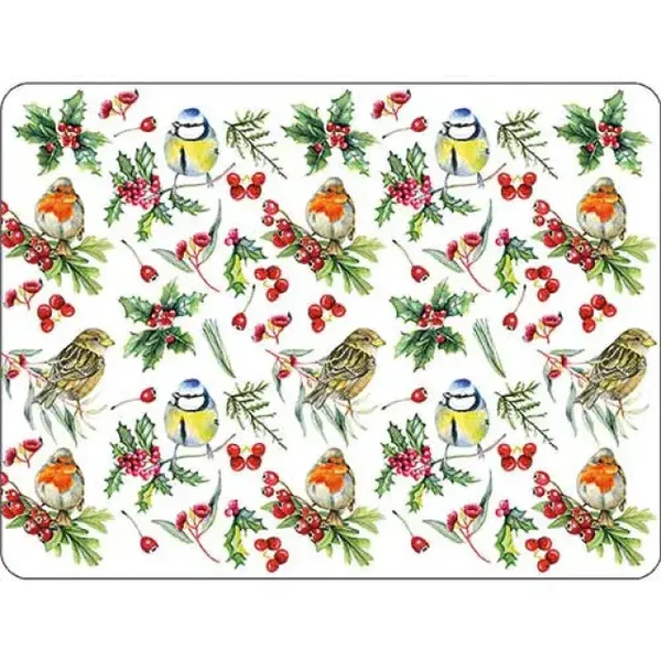 Birds in winter placemat