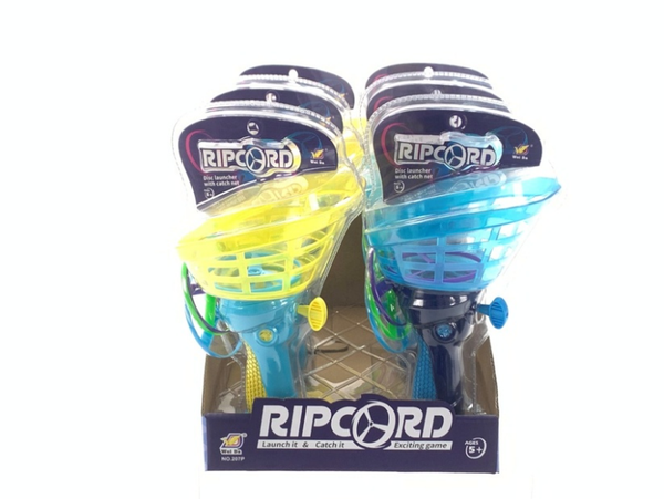 RIPCORD Flying Disc Launcher with Catch Net