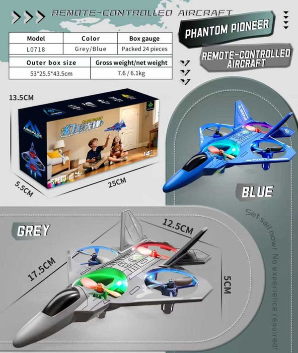 Phantom Pioneer 2.4GHz Remote-Controlled Aircraft / Jet Quadcopter