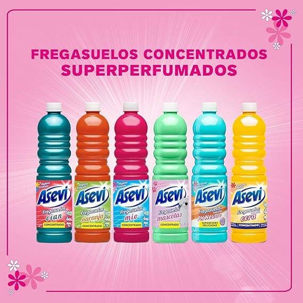 Asevi - Fregasuelos perfumado duradero 1L.