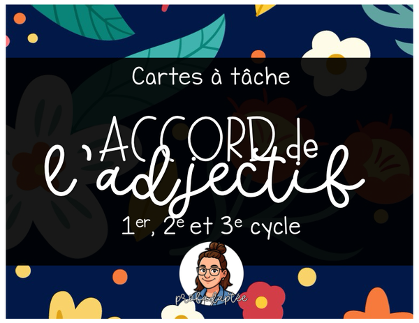 CAT - Accord de l'adjectif