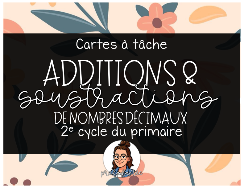 CAT - Add. et sous. de nombres décimaux - 2e cycle