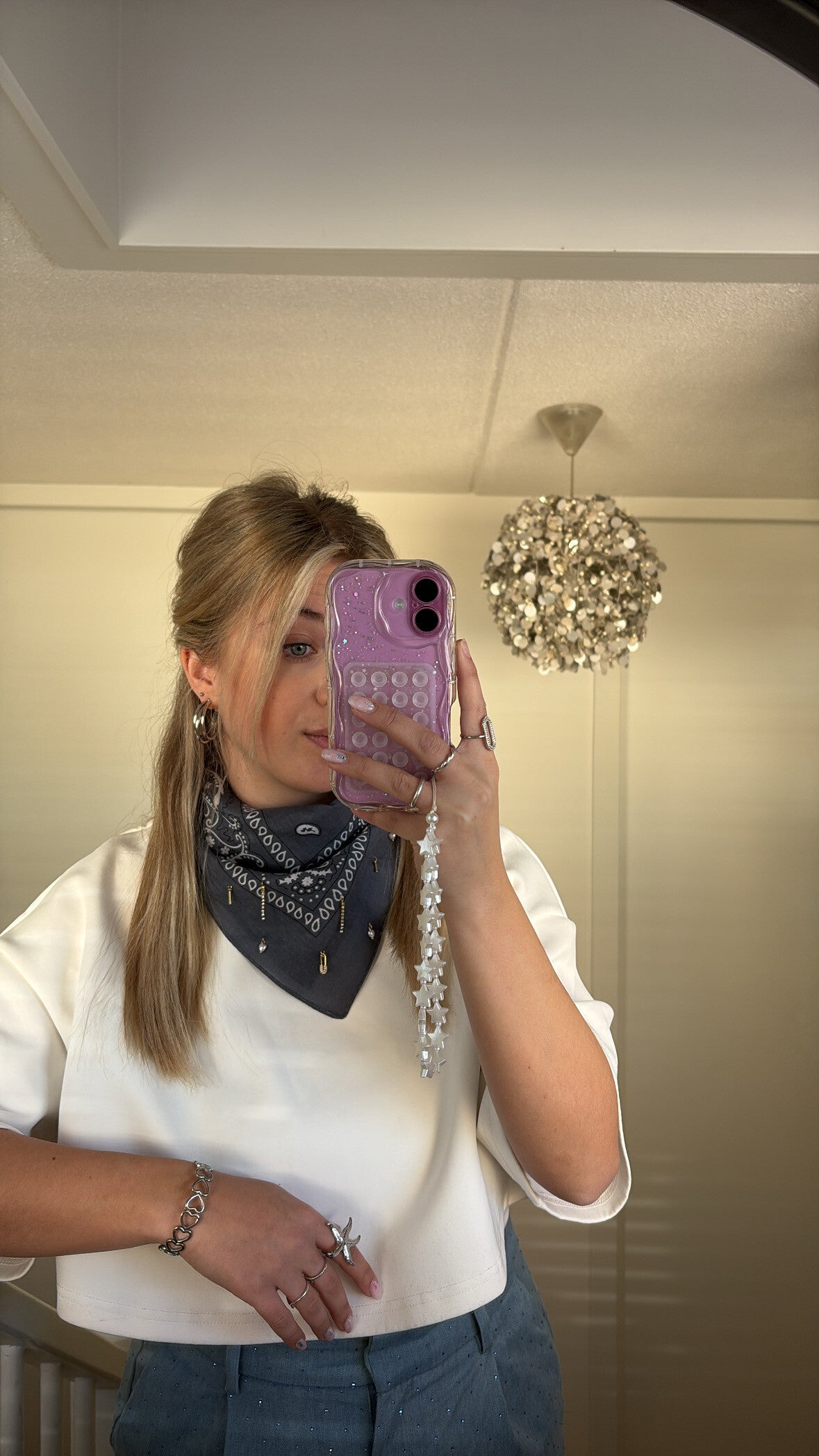 Bandana gouden bledels