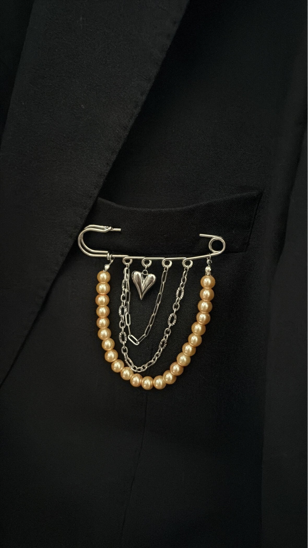 Broche zilver