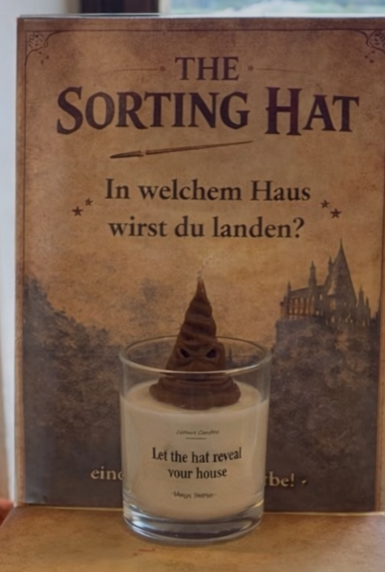 Sortierhut im Glas