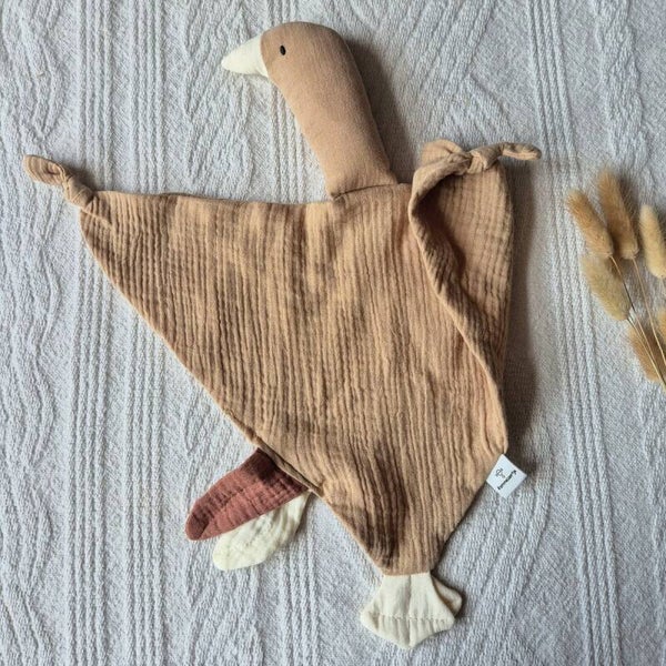 Knuffel Gans bruin