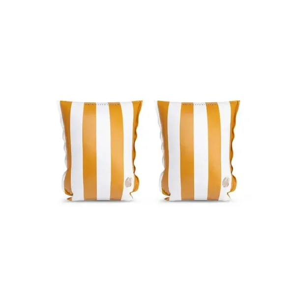 Swim Essentials | Zwembandjes Geel Wit Gestreept