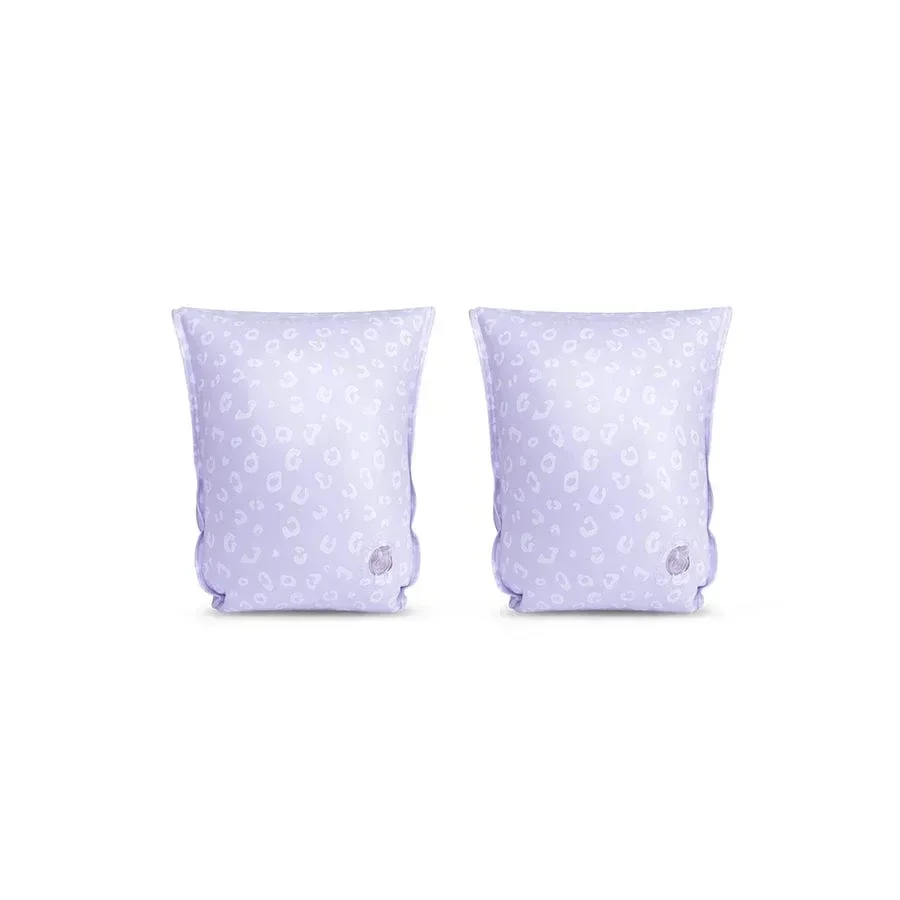 Swim Essentials | Zwembandjes Lila Panterprint