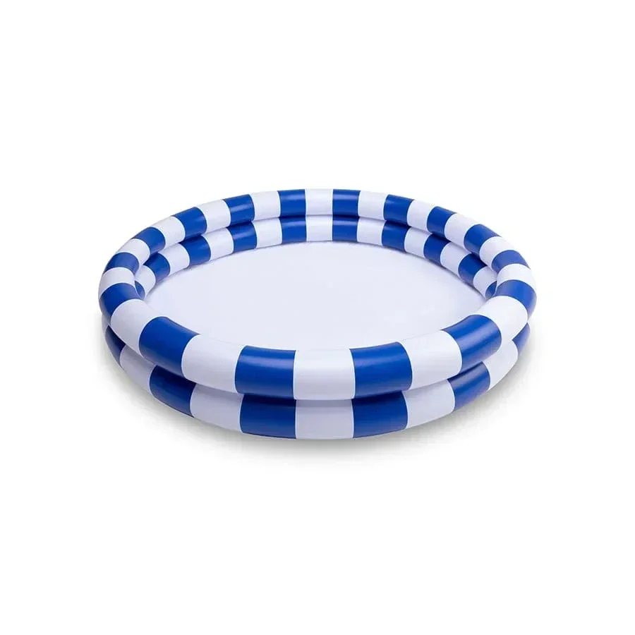Swim Essentials | Zwembad 100 Cm Blauw Wit Gestreept