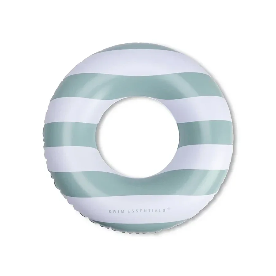Swim Essentials | Zwemband Groen Wit Gestreept - 90 cm
