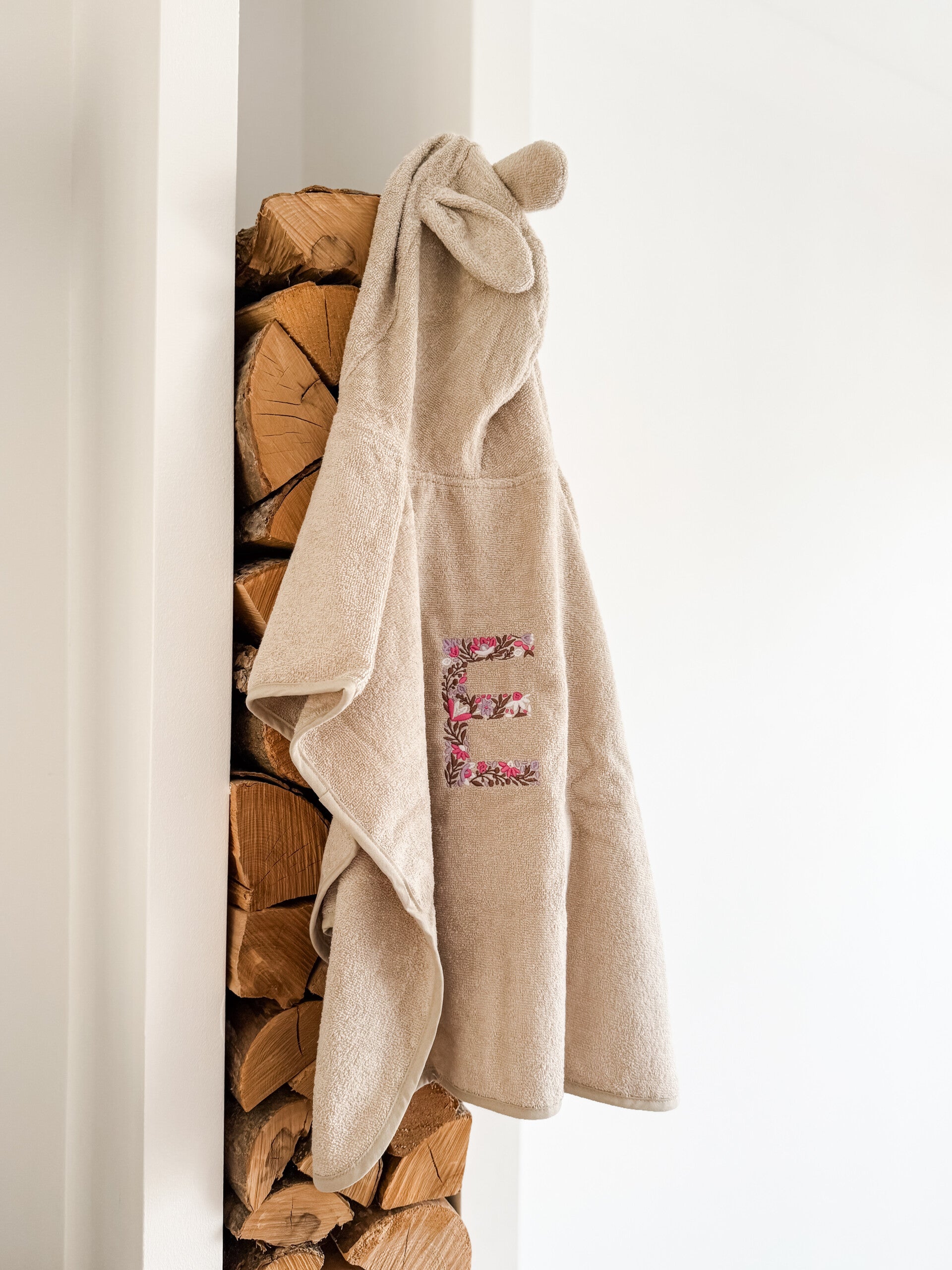 Badponcho | Bloemletter