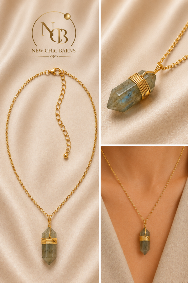 Collier BOHO – Labradorite