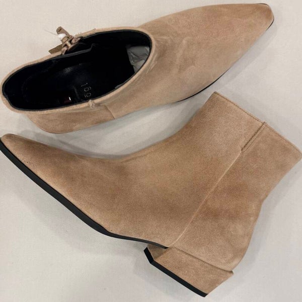 Högl 2-102902 enkel laarsje suede taupe