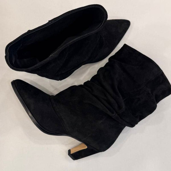 Via Vai 62492-01-900 Elisa Palmer enkellaarsje suede zwart
