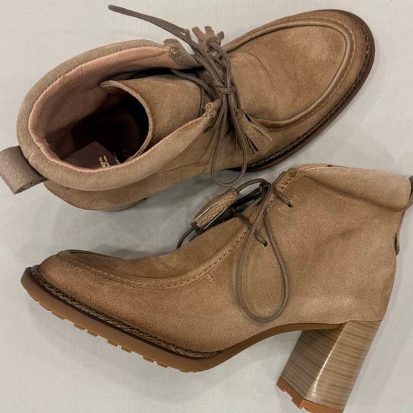 Hispanitas HI265065 Type Alabama-6 laarsje suede taupe