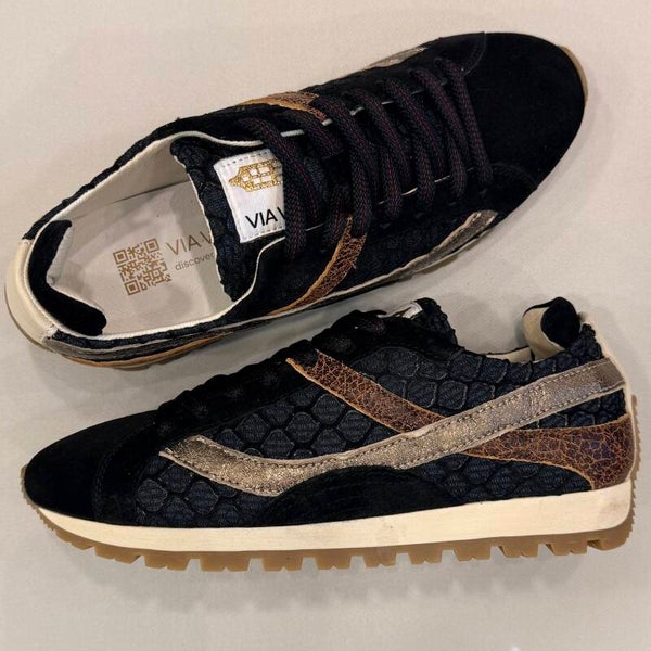 Via Vai 62472-01-1167 Scott Demi sneaker zwart