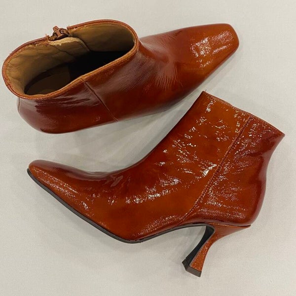 Red Rag 78234 laarsje lakleer cognac