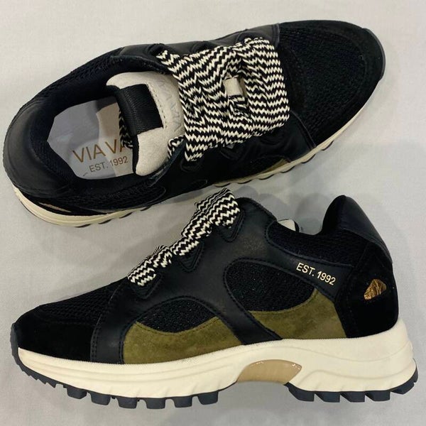 Via Vai 62107-01-900 Danae Reese sneaker zwart groen
