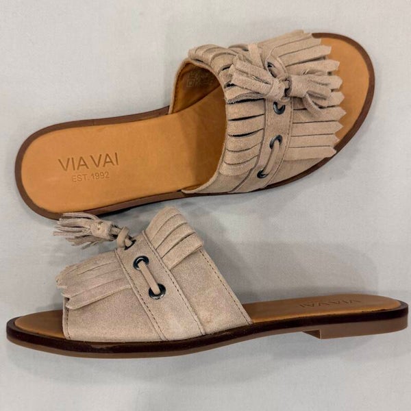 Via Vai 62376-01-212 Vita Eva slipper suede leer zand