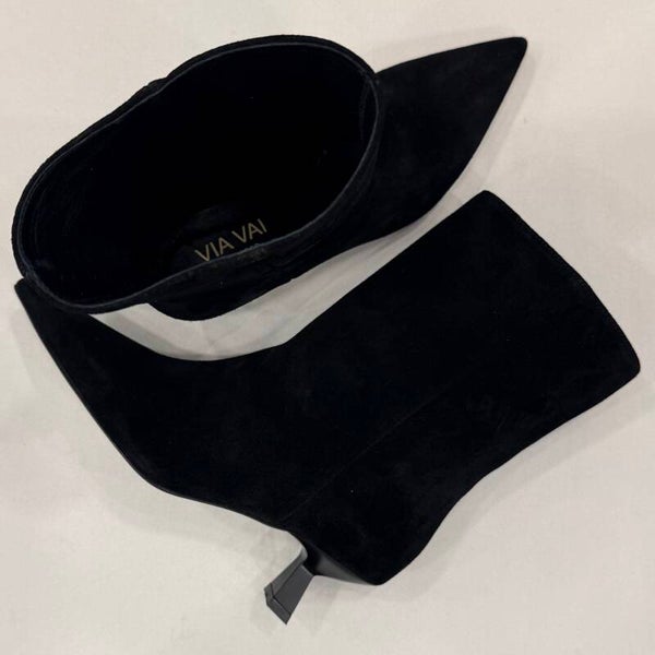 Via Vai 62497-01-900 Suzy Veda Enkellaars suede zwart