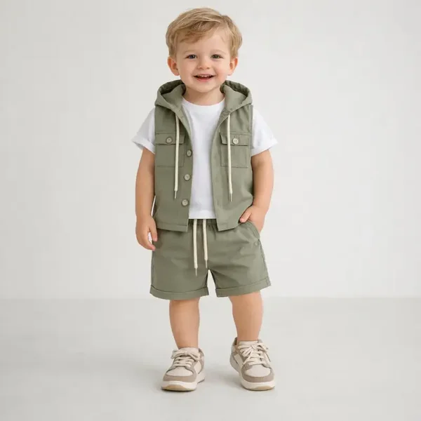 Completo 3 Pezzi Cotone neonato