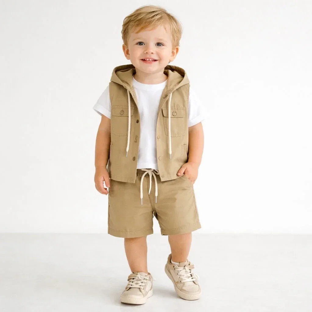 Completo 3 Pezzi Cotone neonato