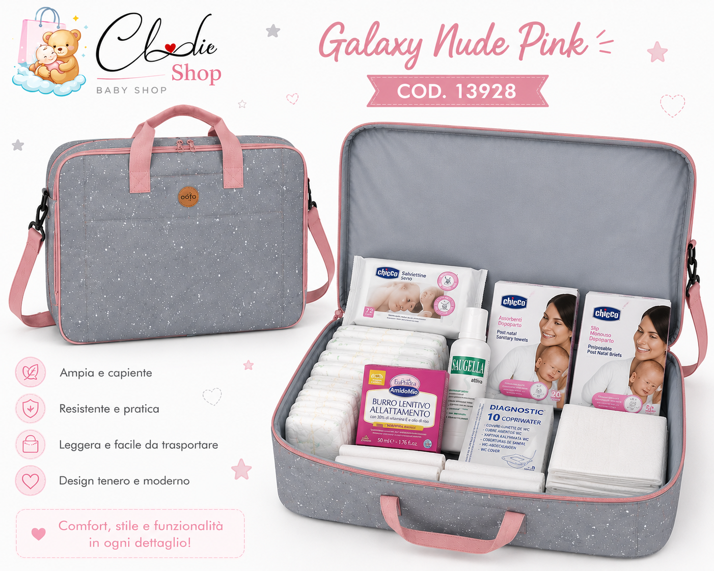 Kit Valigia per il Parto – Borsa Completa Mamma