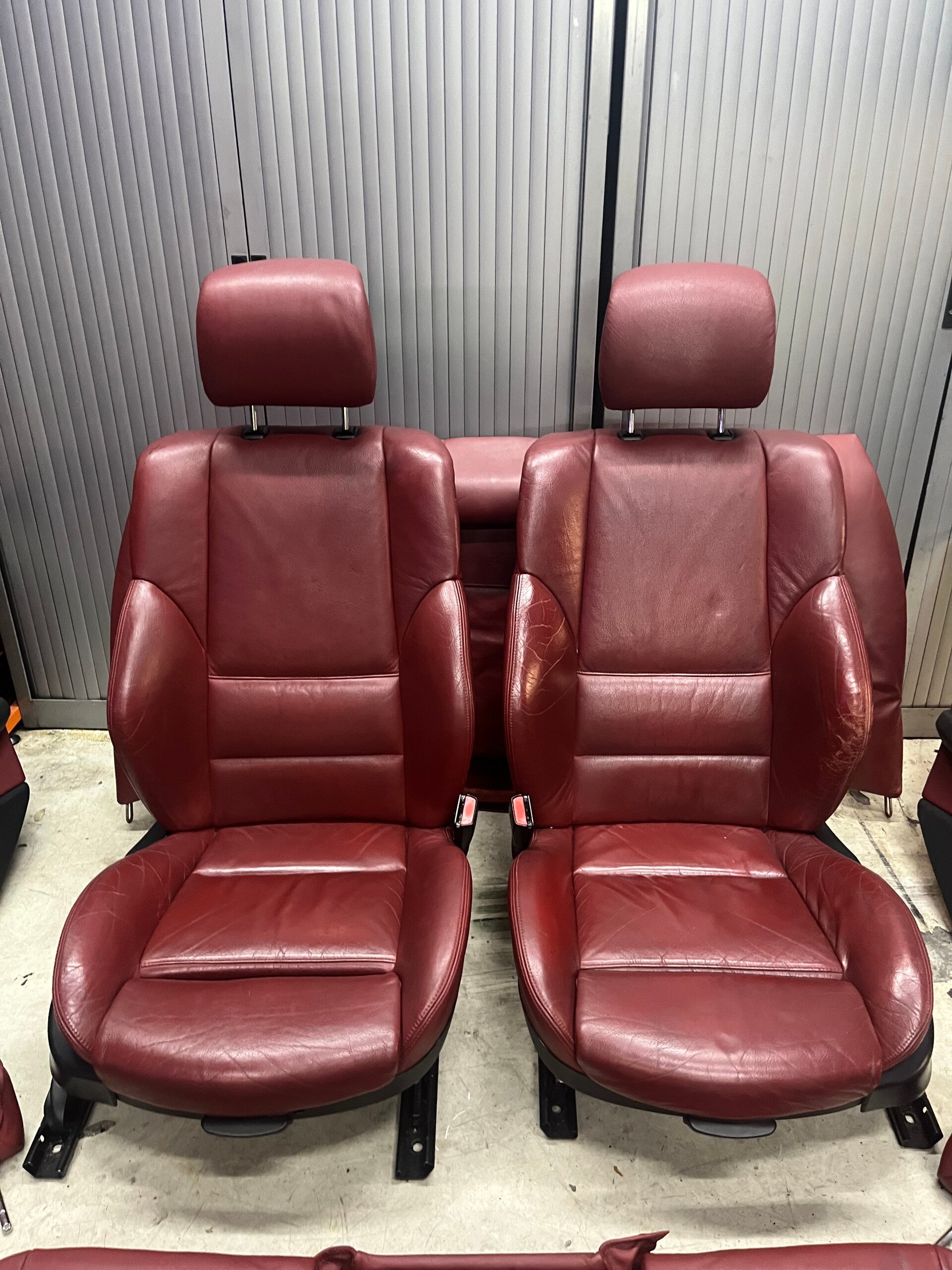 E46 rood M sport interieur - vol opties