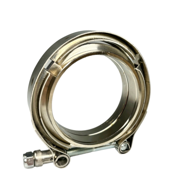 2,5'' RVS V-band systeem.