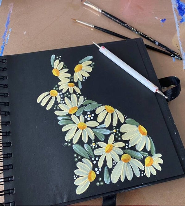 Beginners Modern Folk Art - 6 Week Evening Painting Course - 21st May - 25th Jun 2026 - 7-9pm - Hillgrove Nature & Crafts, Boreley Lane, Ombersley, Droitwich, WR9 0HS - £160