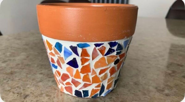 Mosaic on a Terracotta Pot Workshop - Sat 4th Jul 26 - 6-8pm - Hashtag Nom £39