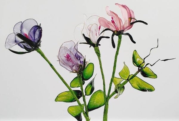 Dipped Resin Sweet Pea Flower Workshop - Tue 20th April 2027 - 10:30-12.30 - Warwickshire Artisan, Pettiford Lane, B95 6BY
