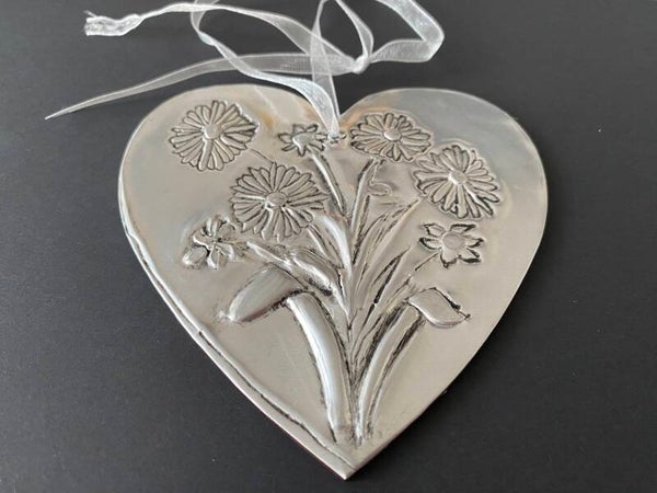 Metal Embossing Heart Design Workshop - Mon 28th Sept - 10.30am-12.30pm - Lilian’s Tea Room, The Pear Tree & Country Club, Smite Lane, Droitwich, WR3 8SY