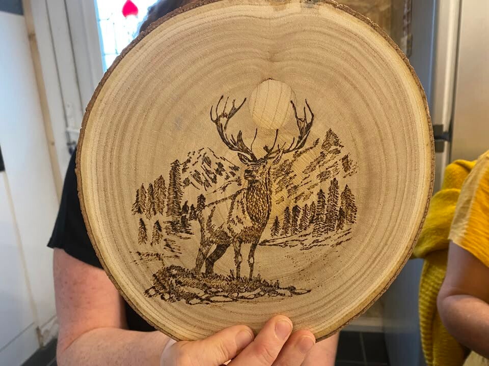 Wood Burning Pyrography Workshop - Frid 19th Jun 26 - 1.30-3.30 pm - Amelia's Crafts, Studley - £39