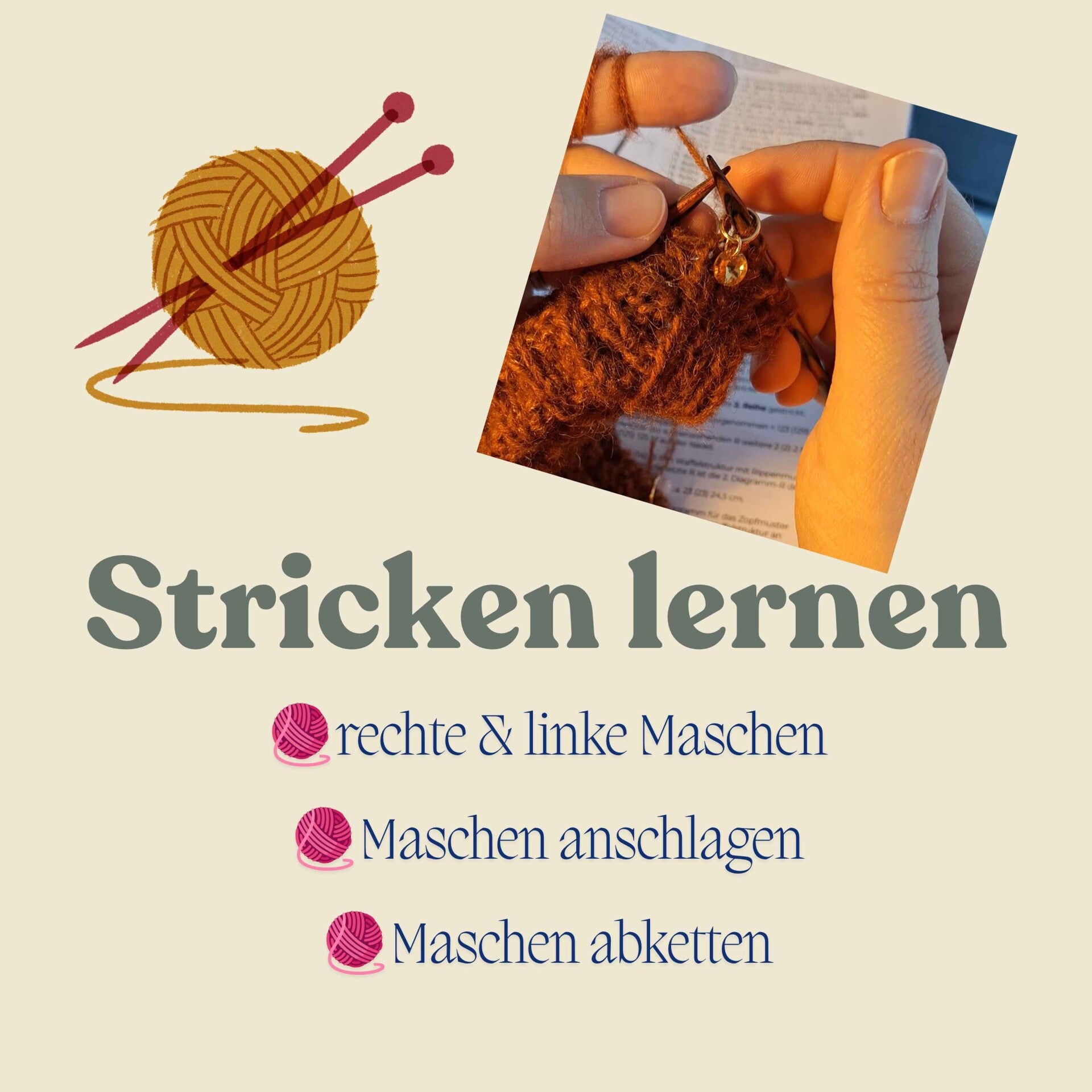 bumerangferse stricken kurs rosenheim, sockenferse stricken workshop