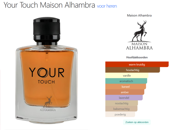 Your Touch for him-Maison Alhambra-Heren-Herfts/Winter