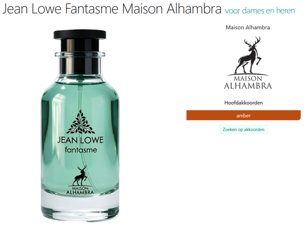 Jean Lowe Fantasme-Maison Alhambra-Unisex-Herfst/Winter