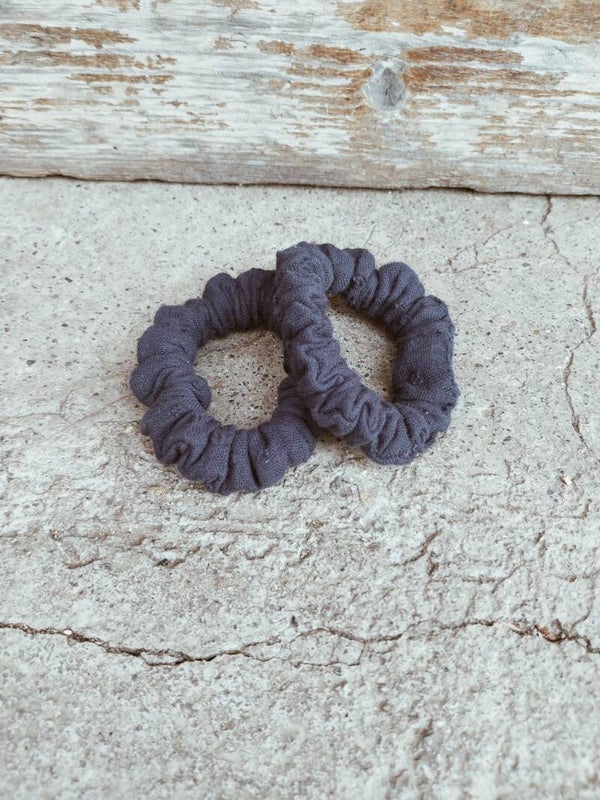 Musselin dunkelblau klein