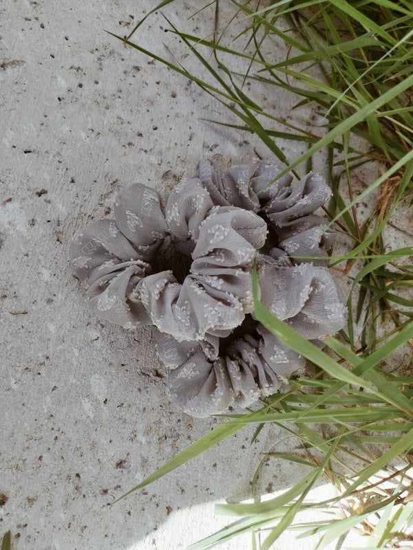stone heart Scrunchie