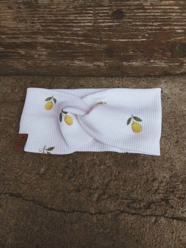 Kinderstirnband lemon