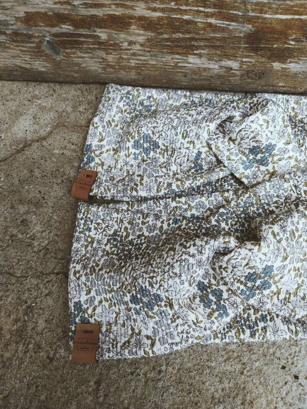 Stirnband blue flowers