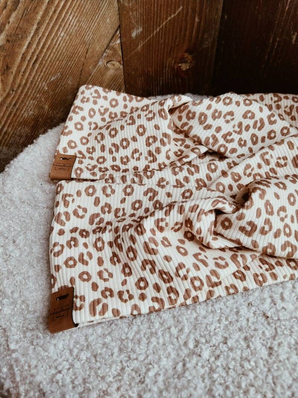 Stirnband Leo beige braun