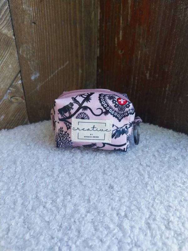 Mini Täschli Scherenschnitt rosa