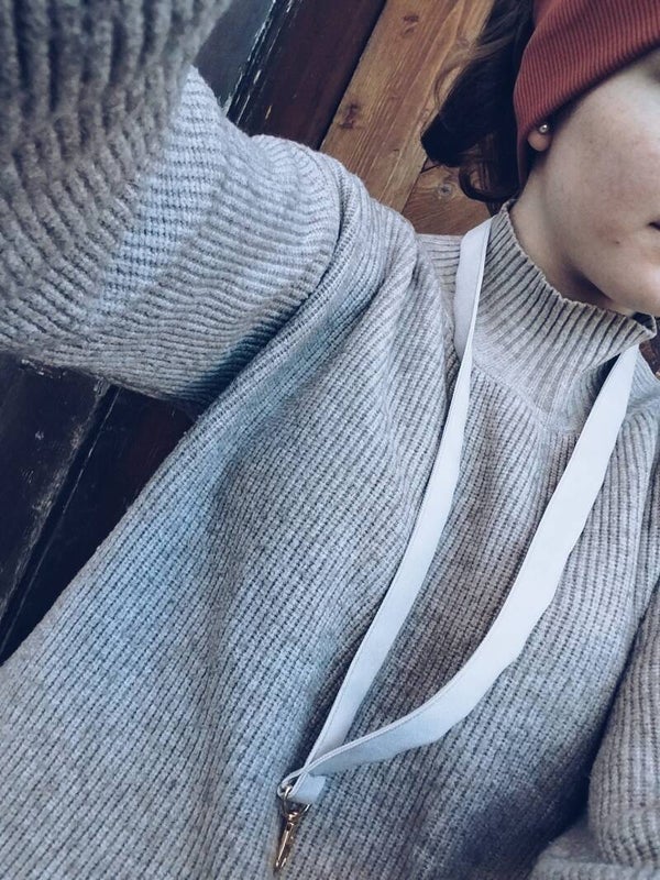 Schlüsselanhänger beige