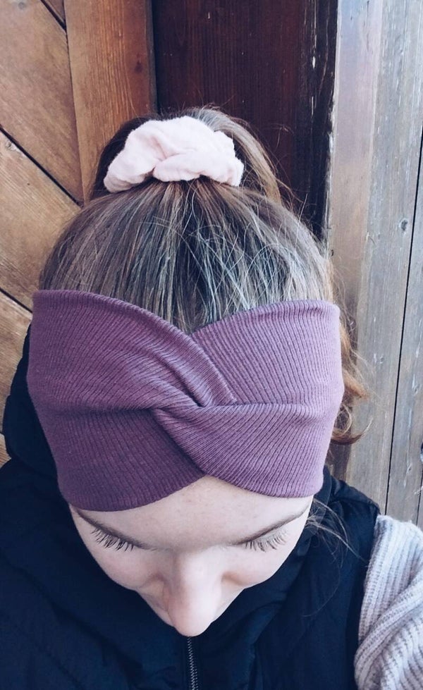 Stirnband violett