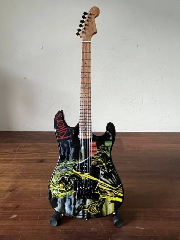Iron Maiden - miniatuur gitaar
