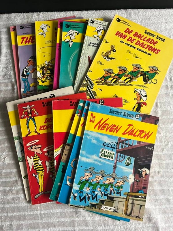 🌫️ 🤠 Lucky Luke – 13 x Dupuis & Dargaud 🐴🤠