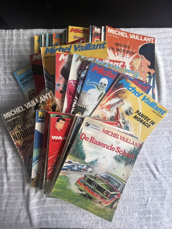 🌫️ Michel Vaillant – 38 Stripboeken | Klassieke Race-Avonturen 🏎️💨