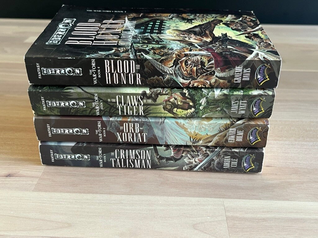 Adrian Cole: Eberron The War-Torn Trilogy (book 01 t/m book 04) - complete serie (Engels)