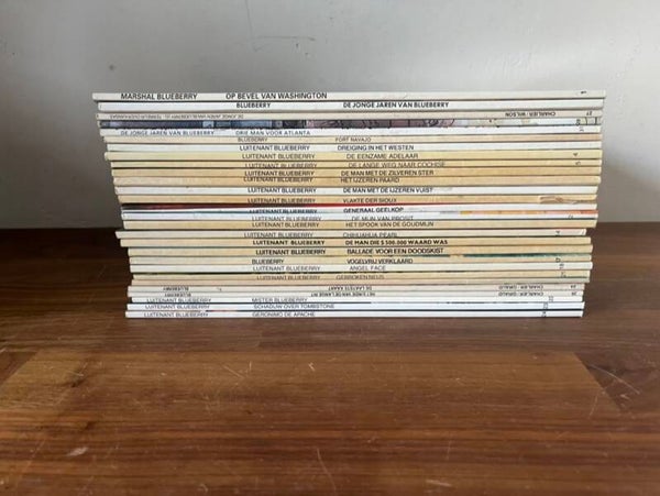 🌫️ 🤠 Blueberry Collectie – 28 Strips vol Wilde Westen Avontuur! 🔥🌵